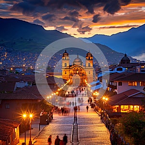 Vibrant Cityscape of Cusco, Peru