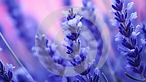 Vibrant Close-up Of Lavender Flower With Blurred Background