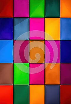 Vibrant Color Block Pattern A Bold Abstract Background