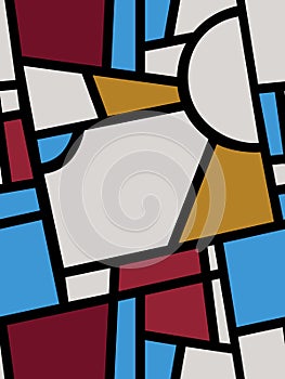 vibrant ColorBlocking seamless pattern background