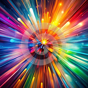 Bright colorful abstract blurry background