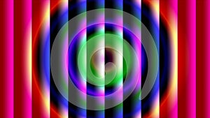 Vibrant colorful abstract background with swirling patterns and vertical stripes creating a mesmerizing visual effect isolated