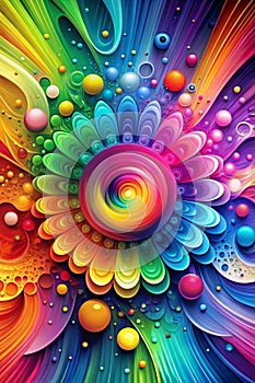 Colorful Abstract Graphic Design Background photo