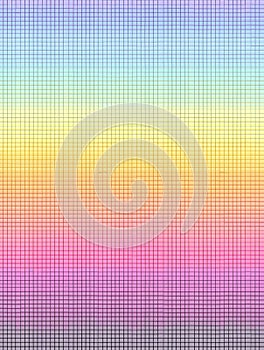 Pastel Gradient Grid Background