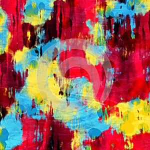 Vibrant Colorful Drip Splatter Paint Abstract Art