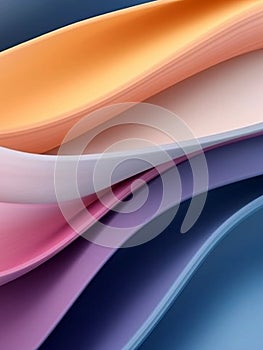 Vibrant colorful elegant abstract wavy wallpaper background