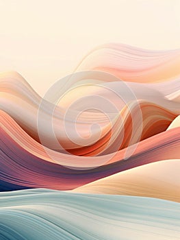 Vibrant colorful elegant abstract wavy wallpaper background