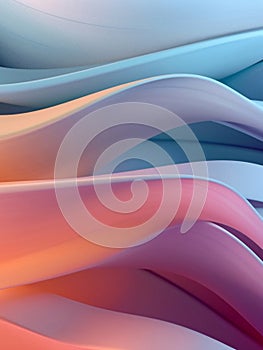 Vibrant colorful elegant abstract wavy wallpaper background