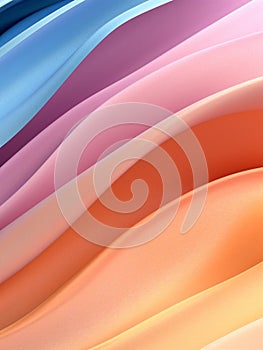 Vibrant colorful elegant abstract wavy wallpaper background