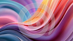 Vibrant Colorful Flowing Abstract Waves Background