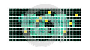 Colorful Geometric Cubes, Abstract 3D Blocks Pattern Background vector design Generative AI