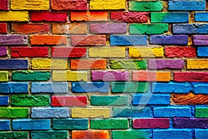 Colorful Wall Texture Background