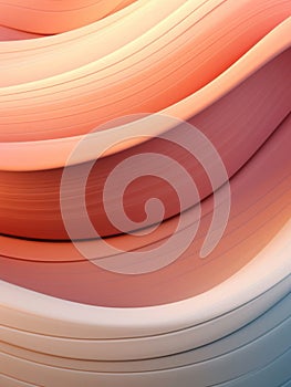 Vibrant colourful abstract wavy wallpaper background