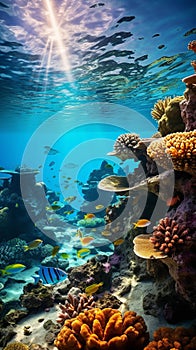 Vibrant Coral Reefs: A Captivating Underwater Wonderland