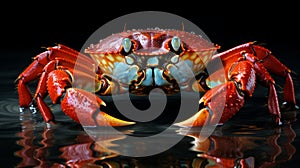 Vibrant Crab Photography In Soft Light photo
