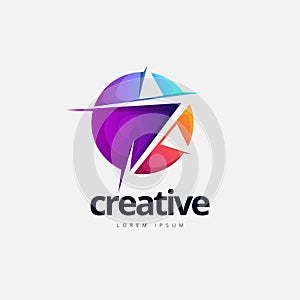 Vibrant Creative Star Logo Design