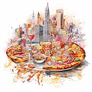 Vibrant Culinary Scene in New York City photo