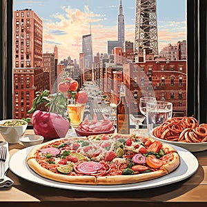 Vibrant Culinary Scene in New York City photo