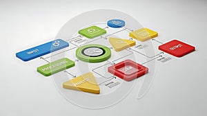 Abstract Data Flow and Processing Workflow Diagram