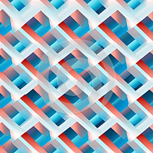 Vibrant 3d Seamless Tattersall Pattern Design Inspiration Guide photo