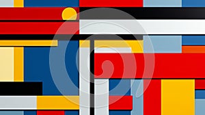 Vibrant De Stijl Art Wallpapers Inspired By Piet Mondrian photo