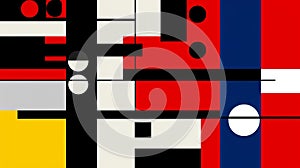 Vibrant De Stijl Inspired Abstract Wallpapers Designs photo