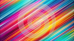 Vibrant diagonal lines of color, a dynamic abstract background for design projects. Generative AI