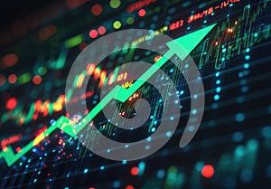 AI-Generated Market Growth Visualization