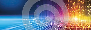 A Vibrant Digital Representation of Tensor Fields With Illuminated Arrows and Color Gradients photo