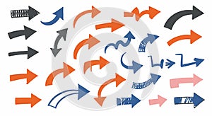 Hand Drawn Doodle Arrows Collection