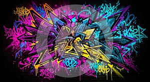 Urban Graffiti Burst
