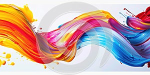 Colorful Paint Wave