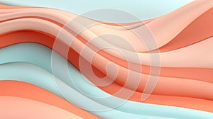 Vibrant and dynamic wavy abstract surface for graphic design projects, featuring colorful plastic shapes and captivating waves