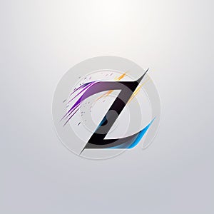 Minimalistic Logo Design With Stylized Z Letter For Marketing Agency photo