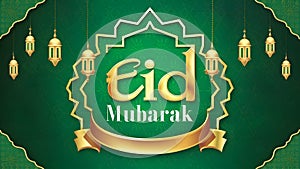 Vibrant Eid Mubarak poster captures the joyous spirit of celebration