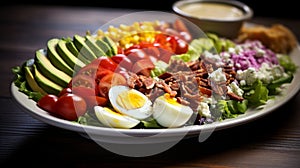 Vibrant and enticing Cobb salad photo