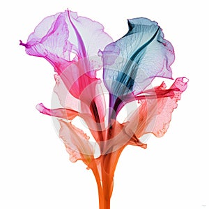 Vibrant Floral Art: Colorful Flowers In Howard Schatz Style