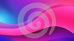 A vibrant and flowing wallpaper design of soft curves filled with a gradient of pink, purple, and violet hues