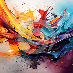 Vibrant Futurism: A Detailed Perfection Of Abstract Art