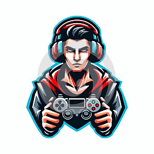 Mascot Gaming Logo Style for E-Sports Teams EPS10 Illustration Vector art photo