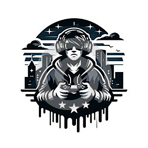 Mascot Gaming Logo Style for E-Sports Teams EPS10 Illustration Vector art photo