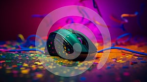 Vibrant Gaming Mouse Comes to Life in Stunning Photo Shoot