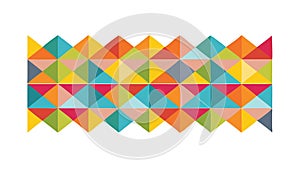 Vibrant Geometric Pattern Background, Colorful Abstract Design Element, vector design Generative AI