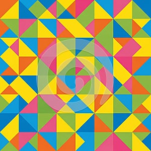 Geometric pattern featuring a series of interlocking triangles and