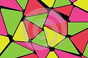 Vibrant geometric pattern Vector