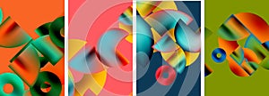 Vibrant geometric shapes in Art Petal Rectangle Creative arts