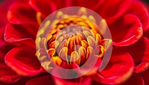 Vibrant gerbera daisy, a gift of love in nature beauty generated by AI