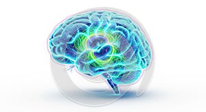 Illuminated brain activity on