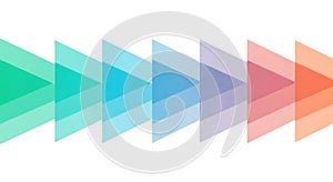 Vibrant Gradient Arrows Abstract Background