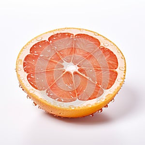 Vibrant Grapefruit: A Bold And Crisp Photo In Sepia